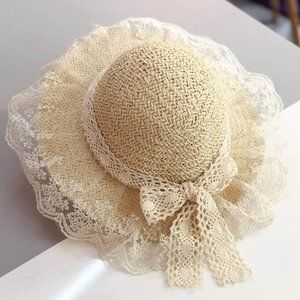 Toddler Straw Hat, Easter Toddler Hat, Vacation Toddler Hat, Toddler Hat, SunHat